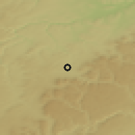 Shaded relief of the 50 km around Balingen, drawn from the GMTED2010 grid