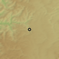 Shaded relief of the 50 km around Schramberg, drawn from the GMTED2010 grid