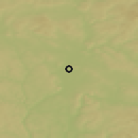 Shaded relief of the 50 km around Schwandorf, drawn from the GMTED2010 grid