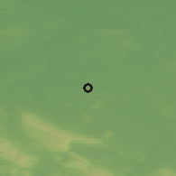 Shaded relief of the 49 km around Seelze, drawn from the GMTED2010 grid
