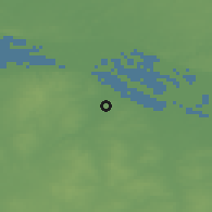 Shaded relief of the 48 km around Seevetal, drawn from the GMTED2010 grid