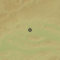 Shaded relief of the 50 km around Singen, drawn from the GMTED2010 grid