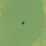 Shaded relief of the 50 km around Spires, drawn from the GMTED2010 grid