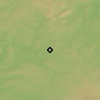 Shaded relief of the 49 km around Stadtallendorf, drawn from the GMTED2010 grid