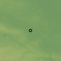 Shaded relief of the 49 km around Staßfurt, drawn from the GMTED2010 grid