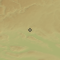 Shaded relief of the 50 km around Stockach, drawn from the GMTED2010 grid