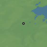 Shaded relief of the 48 km around Stockelsdorf, drawn from the GMTED2010 grid