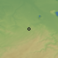 Shaded relief of the 49 km around Stolberg, drawn from the GMTED2010 grid