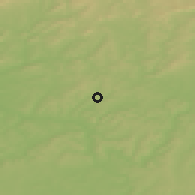 Shaded relief of the 50 km around Sulzbach, drawn from the GMTED2010 grid