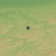 Shaded relief of the 49 km around Sundern, drawn from the GMTED2010 grid