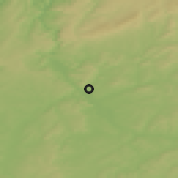 Shaded relief of the 50 km around Beckingen, drawn from the GMTED2010 grid