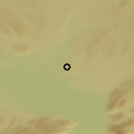 Shaded relief of the 51 km around Tettnang, drawn from the GMTED2010 grid