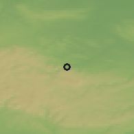 Shaded relief of the 49 km around Thale, drawn from the GMTED2010 grid