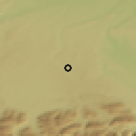 Shaded relief of the 50 km around Traunreut, drawn from the GMTED2010 grid