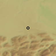 Shaded relief of the 50 km around Traunstein, drawn from the GMTED2010 grid