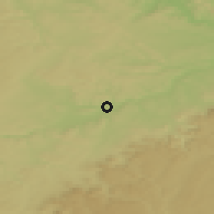 Shaded relief of the 50 km around Tübingen, drawn from the GMTED2010 grid