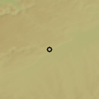 Shaded relief of the 50 km around Ulm, drawn from the GMTED2010 grid