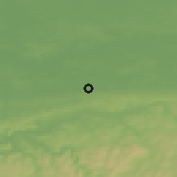 Shaded relief of the 49 km around Unna, drawn from the GMTED2010 grid
