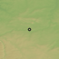 Shaded relief of the 50 km around Vaihingen, drawn from the GMTED2010 grid