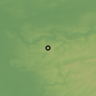 Shaded relief of the 49 km around Velbert, drawn from the GMTED2010 grid