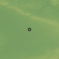 Shaded relief of the 49 km around Verl, drawn from the GMTED2010 grid