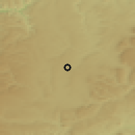 Shaded relief of the 50 km around Villingen-Schwenningen, drawn from the GMTED2010 grid