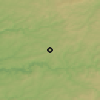 Shaded relief of the 49 km around Waldbröl, drawn from the GMTED2010 grid