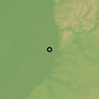 Shaded relief of the 50 km around Walldorf, drawn from the GMTED2010 grid