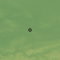 Shaded relief of the 49 km around Waltrop, drawn from the GMTED2010 grid