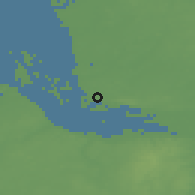 Shaded relief of the 48 km around Wedel, drawn from the GMTED2010 grid