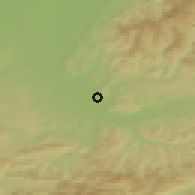 Shaded relief of the 51 km around Weil, drawn from the GMTED2010 grid