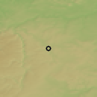 Shaded relief of the 50 km around Weil der Stadt, drawn from the GMTED2010 grid