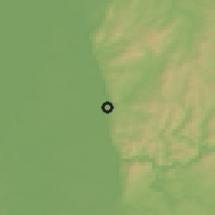 Shaded relief of the 50 km around Weinheim, drawn from the GMTED2010 grid