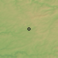 Shaded relief of the 49 km around Bergneustadt, drawn from the GMTED2010 grid