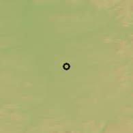 Shaded relief of the 50 km around Wendelstein, drawn from the GMTED2010 grid