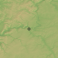 Shaded relief of the 50 km around Wertheim, drawn from the GMTED2010 grid