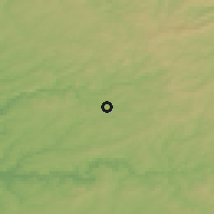 Shaded relief of the 49 km around Wiehl, drawn from the GMTED2010 grid