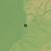Shaded relief of the 50 km around Wiesloch, drawn from the GMTED2010 grid