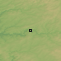 Shaded relief of the 49 km around Windeck, drawn from the GMTED2010 grid