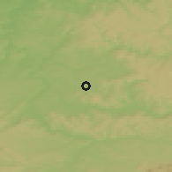 Shaded relief of the 50 km around Winnenden, drawn from the GMTED2010 grid