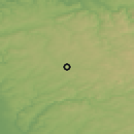 Shaded relief of the 49 km around Wipperfürth, drawn from the GMTED2010 grid