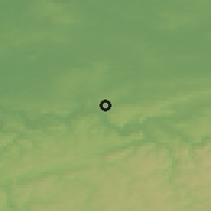 Shaded relief of the 49 km around Witten, drawn from the GMTED2010 grid