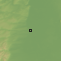 Shaded relief of the 50 km around Worms, drawn from the GMTED2010 grid