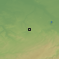 Shaded relief of the 49 km around Würselen, drawn from the GMTED2010 grid