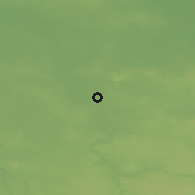 Shaded relief of the 49 km around Wurzen, drawn from the GMTED2010 grid