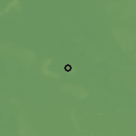 Shaded relief of the 49 km around Xanten, drawn from the GMTED2010 grid