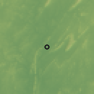 Shaded relief of the 60 km around Anomabu, drawn from the GMTED2010 grid