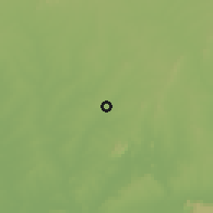 Shaded relief of the 60 km around Bolgatanga, drawn from the GMTED2010 grid