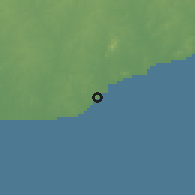 Shaded relief of the 60 km around Mumford, drawn from the GMTED2010 grid
