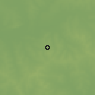 Shaded relief of the 60 km around Savelugu, drawn from the GMTED2010 grid